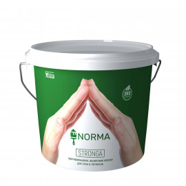 Краска водоэмульсионная ALINA PAINT, NORMA Stronga, 3 кг (интерьерная, протирающаяся)